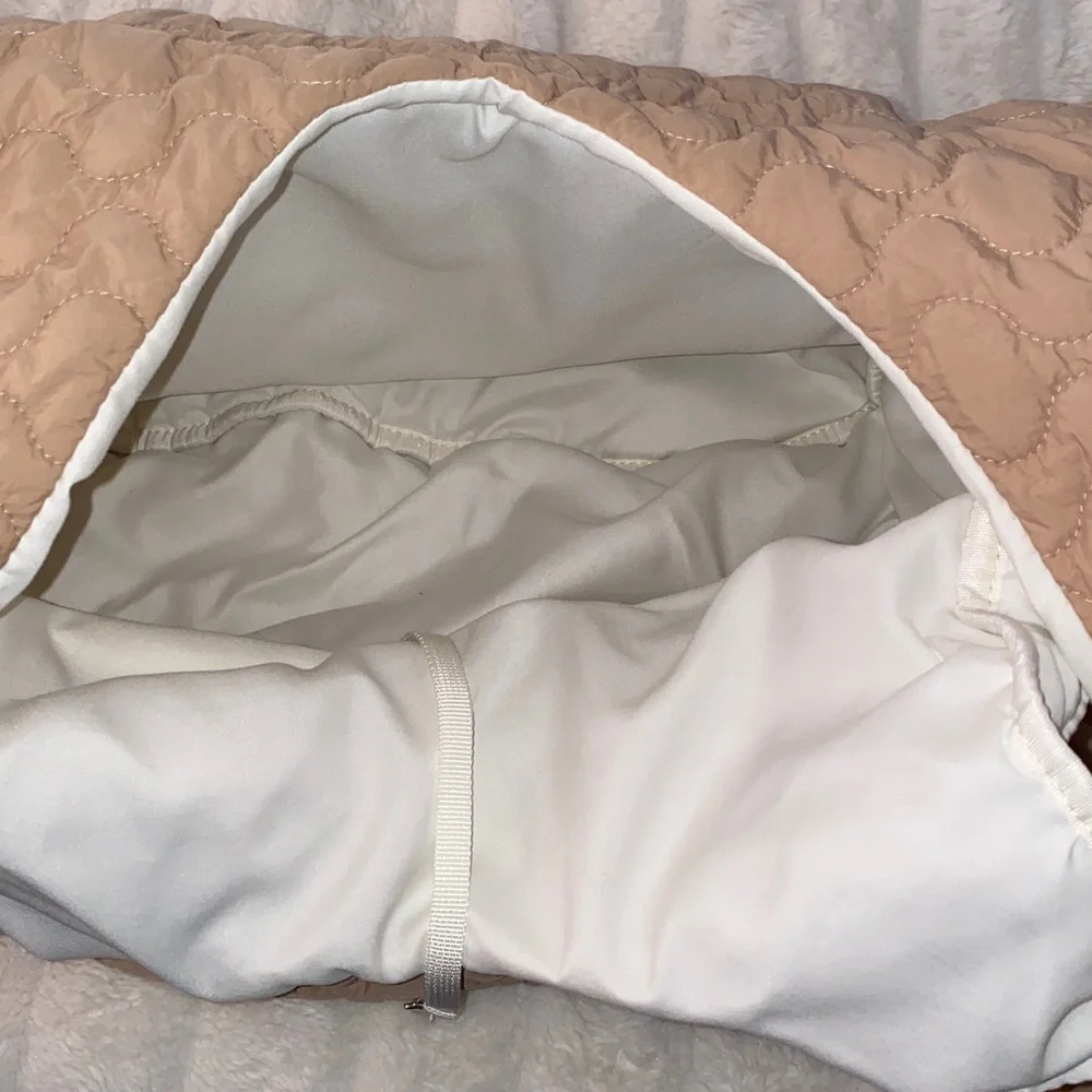Pet Carrier Backpack Dog Cat Front Backpack Chest Carrier quilted tan cream